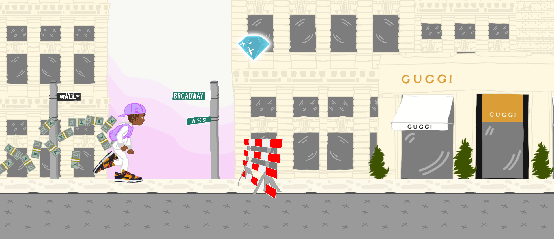 mobile game project for iOS and Android SneakerHunter